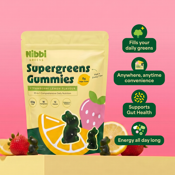 Nibbi Greens Supergreens Gummy (7 Packs)