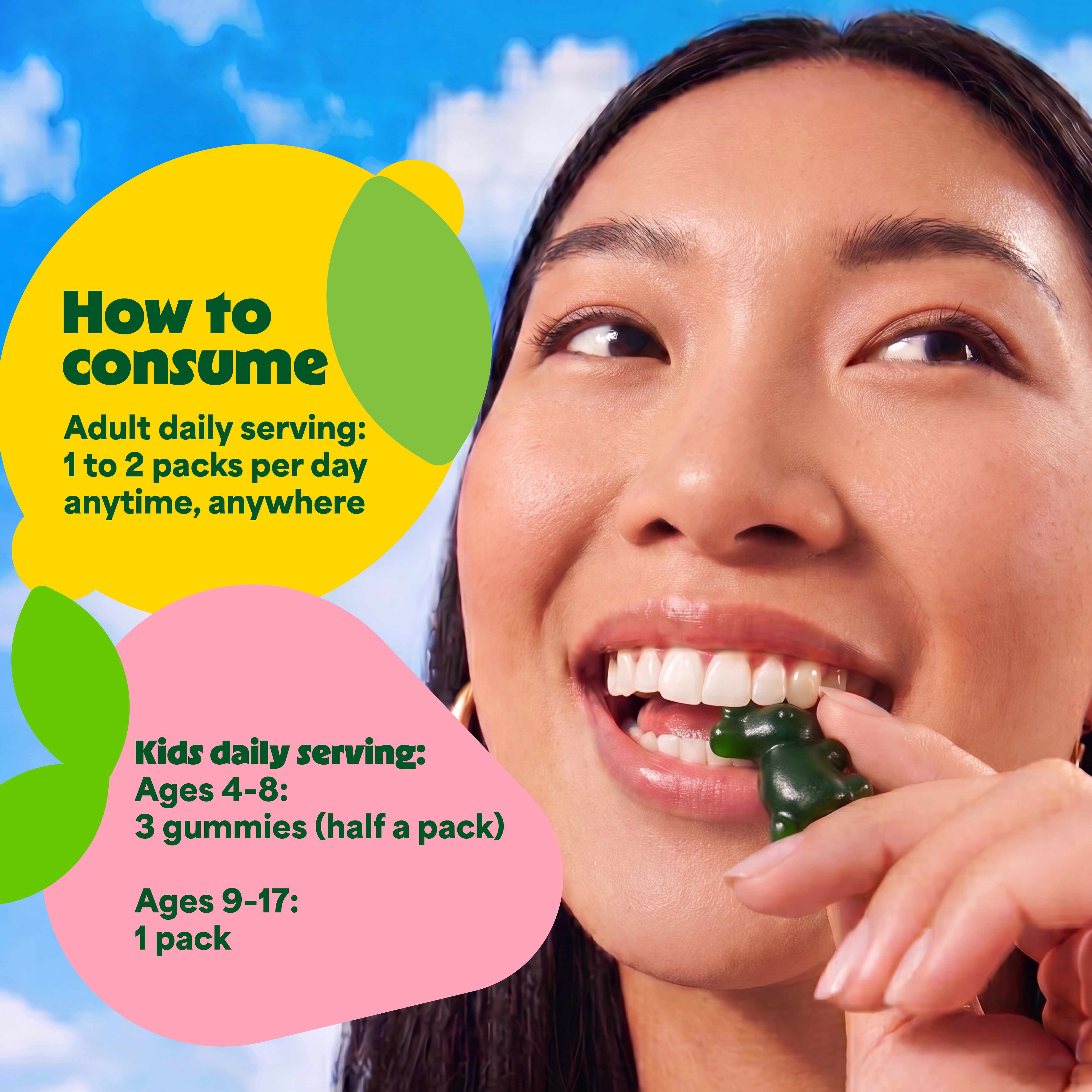 Nibbi Greens Supergreens Gummies